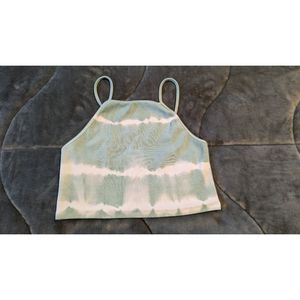 Zara tie dye crop top